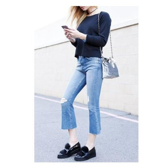 Mother the Nomad Crop Fray Twice as Nice - Size 28 - Picture 4 of 9